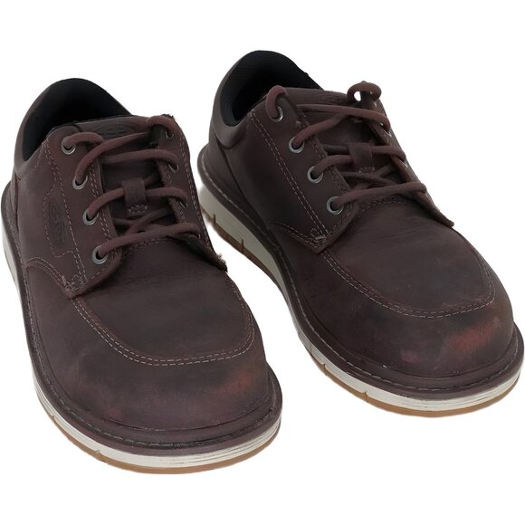 KEEN Utility Chicago Oxford Composite Toe Work Shoes Tobacco/Black Men's US 7M - Picture 1 of 6